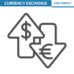 Currency Exchange Rate Icon. EPS 8 format.