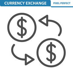 Currency Exchange Rate Icon. EPS 8 format.