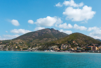 Fototapeta na wymiar Levanto coast, Liguria, Italy