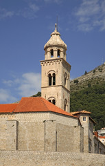 Fototapeta na wymiar Dominican monastery in Dubrovnik. Croatia