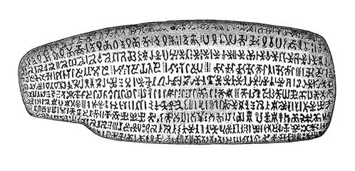 Inschrift auf der Osterinsel - 197402846