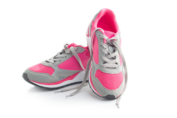 The sport shoes.