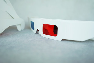 Gafas retro para ver películas en 3D