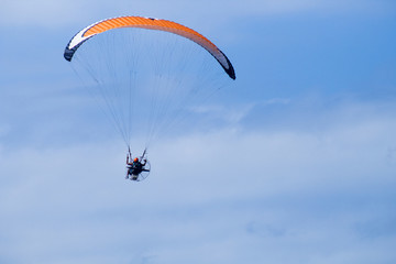 Paragliter in Litoral São Paulo Brasil