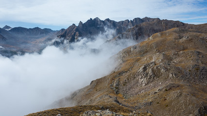 Montagne des alpes du sud de la france