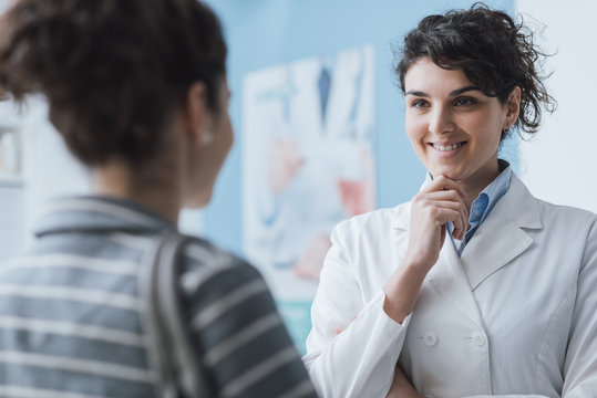 Medical consultation at the clinic