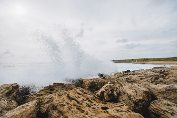 Mediterranean sea landscape. Cavo Greco, Ayia napa, Cyprus.