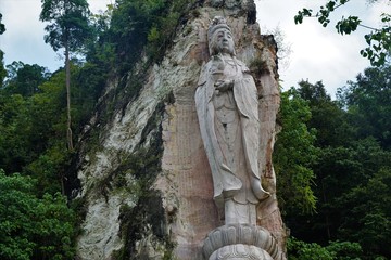 Obraz premium Langkawi Lucky Tempel Wat Koh Wanararm Langkawi Bukit Putih - Jalan Air Hangat, Kuah, Langkawi, Malaysia 