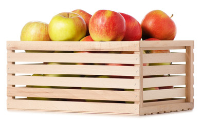 A box of apples
