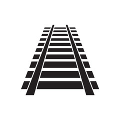 railway track icon- vector illustration