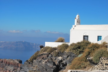 Fototapeta na wymiar Typical Architecture in Santorini