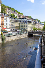 Beautiful buildings of Karlovy Vary, Czech Republic
