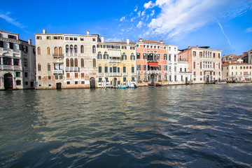 Palaces along the Grand Canal, Venice, Italy