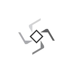 square with rotary L letter