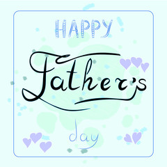 Father's day vector  with background  and text wording for greeting  card and certificate father day sale
