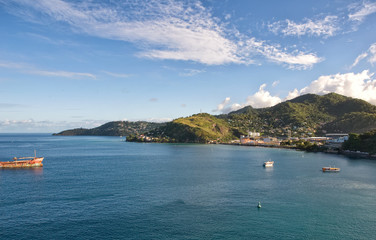 Obraz premium Caribbean sea - Grenada island - Saint George's bay