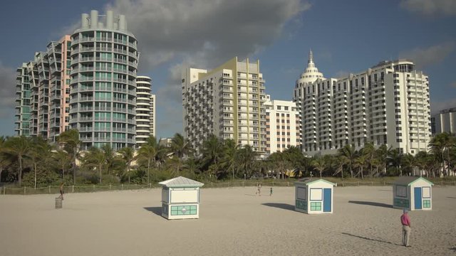 Buildings and hotels in Miami Beach