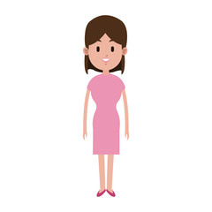 Executive woman cartoon vector illustration graphic design