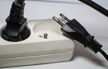 Clectrical drawers black and white