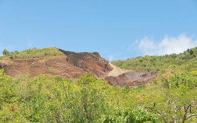 Grenada tropical island - Saint George's - Stone quarry