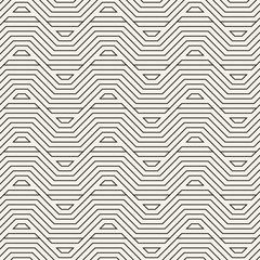 Vector seamless pattern. Modern stylish abstract texture. Repeating geometric tiles