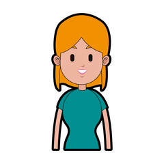 Executive woman cartoon icon vector illustration graphic design icon