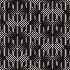 Vector seamless pattern. Modern stylish abstract texture. Repeating geometric tiles
