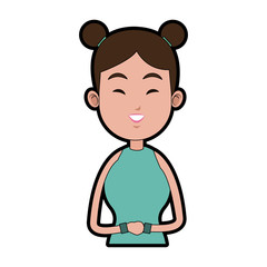 Asian businessman cartoon icon vector illustration graphic design