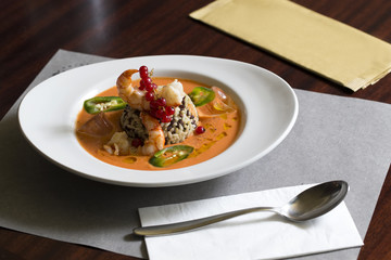 gazpacho shrimp soup