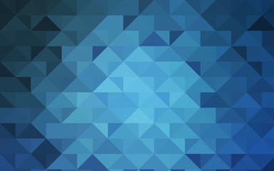 Obraz premium Light BLUE vector low poly background.