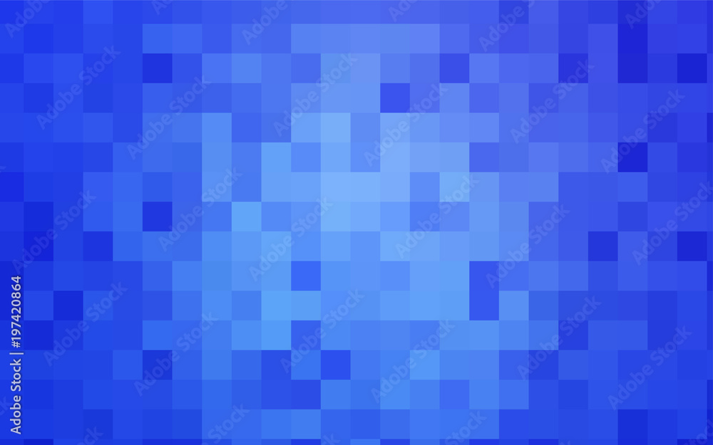 Poster light blue vector background rectangles and squares.