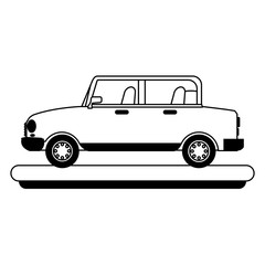 Car vehicle isolated vector illustration graphic design