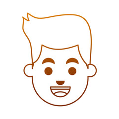 Man face cartoon vector illustration graphic design