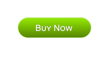 Buy now web interface button green color, customer decision, tourism, credit