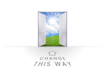 This Way Open Doorway - Change