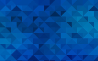 Obraz premium Light BLUE vector shining triangular background.