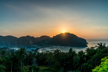 Phi-Phi Island THailand sunset bay
