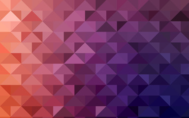 Dark Pink, Red vector abstract mosaic background.