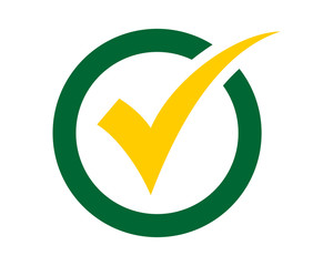 circle checklist sign shape image vector icon symbol logo