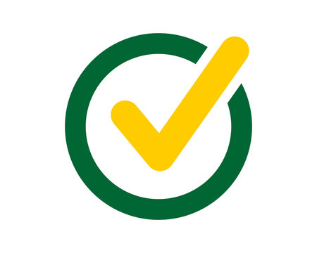 circle checklist sign shape image vector icon symbol logo