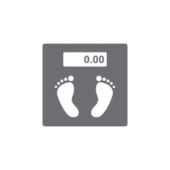 scale icon. Simple element illustration. scale symbol design template. Can be used for web and mobile