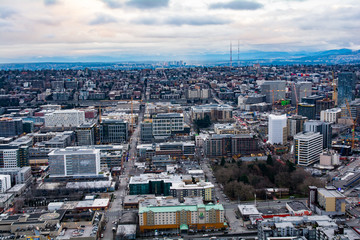Obraz premium Seattle Washington City Skyline Urban