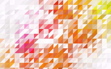 Dark BLUE vector pattern with colored triangles on white background.