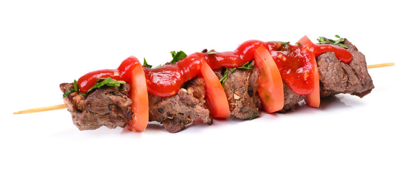 Fresh mutton kebab