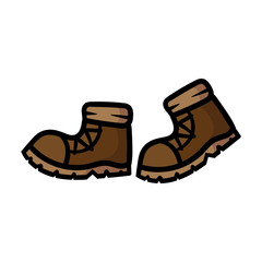 Cartoon Pair of Boots