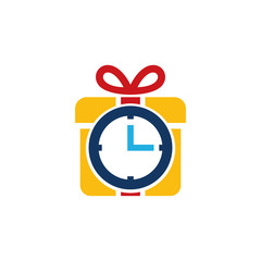 Time Gift Logo Icon Design