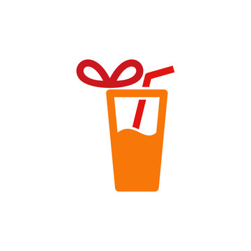 Drink Gift Logo Icon Design