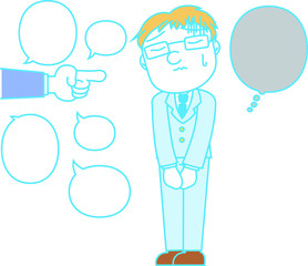 Male employ is getting angry 5