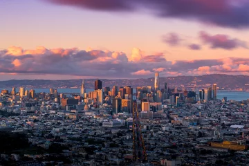 Foto op Canvas San Francisco Sunset © mightypix