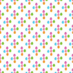 pattern with Easter eggs color. celebration. vector